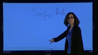 Up close with Microsoft's 84-inch 4K Surface Hub