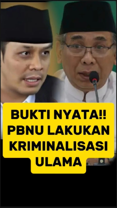 PBNU RESISTS KYAI MARZUKI MUSTAMAR