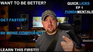 QUICK LICKS (EP 1) 3 FINGER FUNDAMENTALS