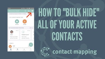 How to Bulk Hide all of Your Contacts and Bring Them Over One By One
