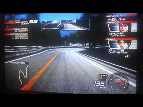 [ 頭文字D ES フリー対戦】赤城上り昼晴れ【vs ジュニ君】