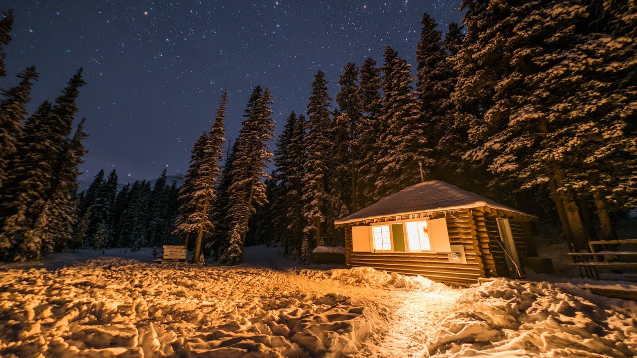 Backcountry Ski Cabin In Alberta Youtube
