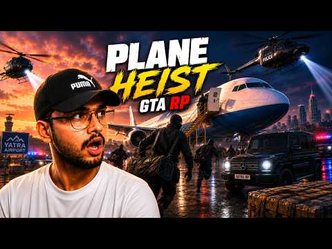Biggest Plane Heist in GTA RP 😈 Will be do it or not?