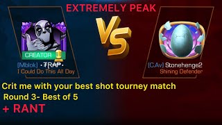 THIS AI IS MAKING ME HATE THIS GAME! CRIT ME WITH YOUR BEST SHOT TOURNEY MATCH ROUND 3!