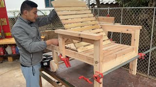 Innovative Woodworking For Modern Living. Building A Smart Folding Chair That Can Unfold Into A Bed