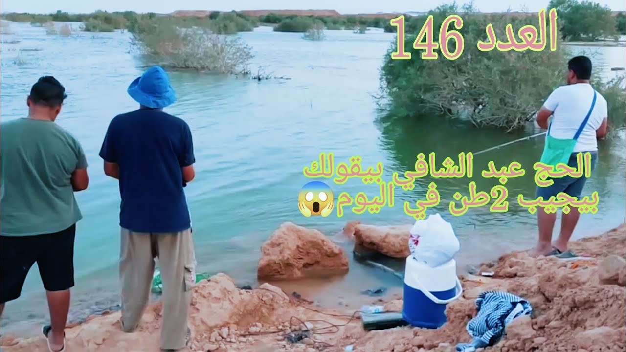 الخير في مصر مفيض توشكى صيد سمك قشر البياض او الساموس ونورنا عماد زيدان في توشكا بحفظ الله t11