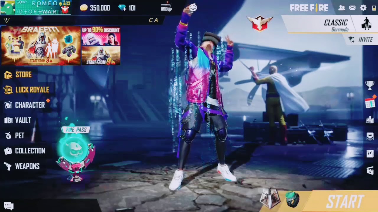 Free Fire Jamaican Trend🇯🇲| Intence Light Up (Light,Camera,Action,Flick)