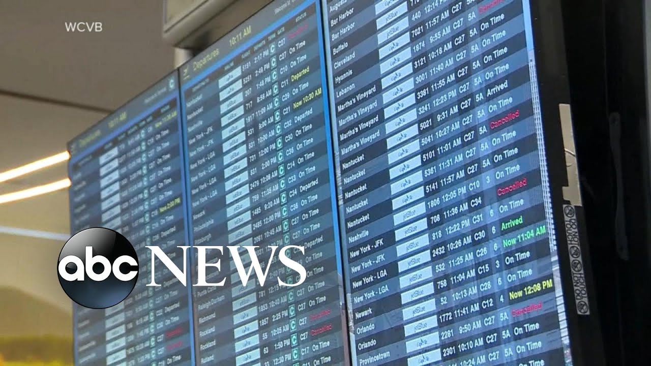 Flights continue to be canceled or delayed
