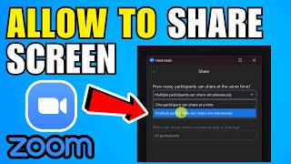 How To Allow Participants To Share Screen In Zoom (2026) (Beginners Guide)