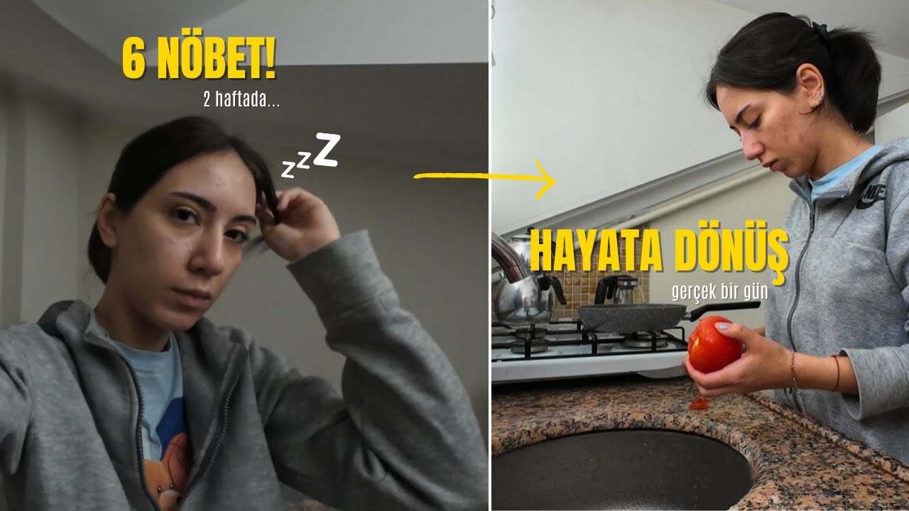 2 HAFTADA 6 NÖBETİN SONU! 🤯 | Tükenmeden Hayata Tutunmak (24 Saat Nöbet Sonrası Vlog)