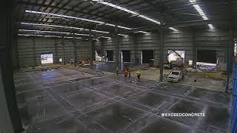Concrete Slab Construction - Warehouse construction - Industrial - Exceed Concrete Australia