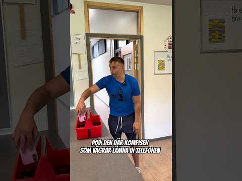 KOMPISEN SOM VÄGRAR LÄMNA SIN TELEFON I MOBILLÅDAN 😂😂😂