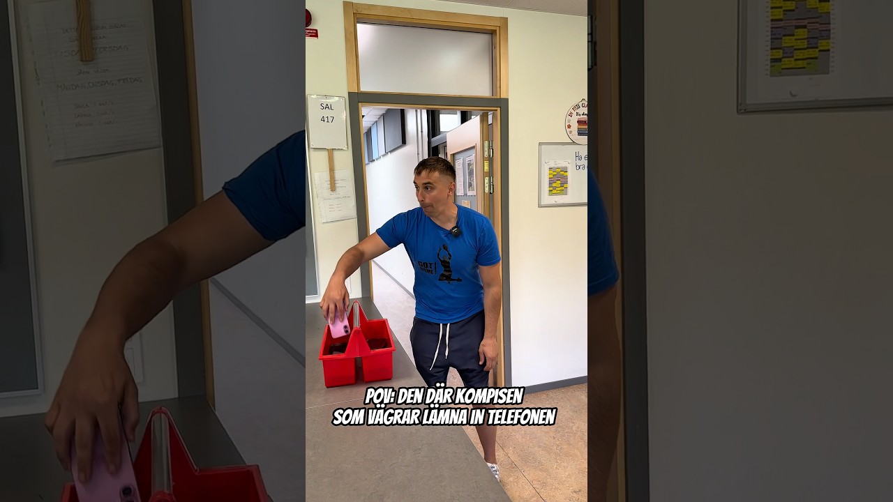 KOMPISEN SOM VÄGRAR LÄMNA SIN TELEFON I MOBILLÅDAN 😂😂😂