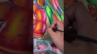 lukisan kaligrafi kontemporer #faktaunik #artgalery #kaligrafi #painting #ayomelukis