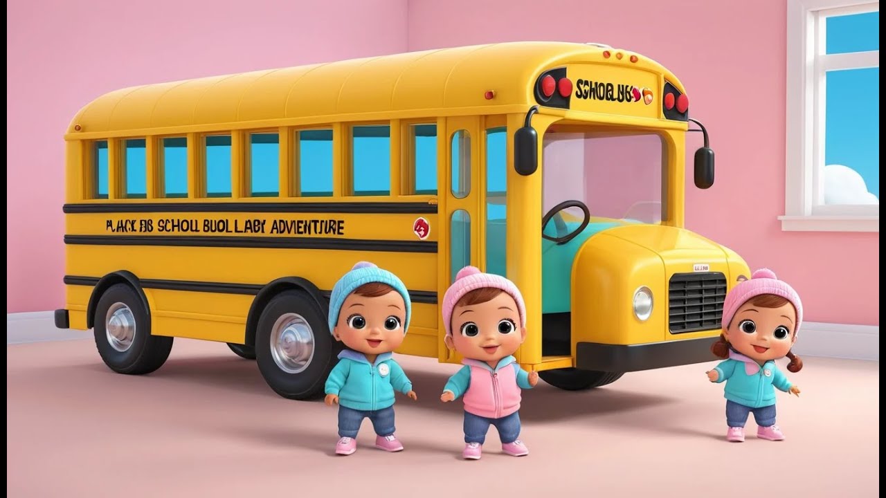 Baby’s School Bus Adventure 🚌👶 | Fun Learning & Ride-Along Song for ...