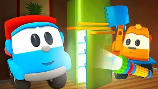 Car cartoons for kids & Leo the Truck cartoon for kids - Cars and trucks cartoons full episodes