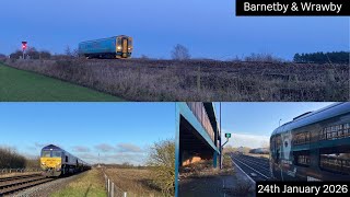 Trains at Barnetby Station & Wrawby Junction (24/01/2026)