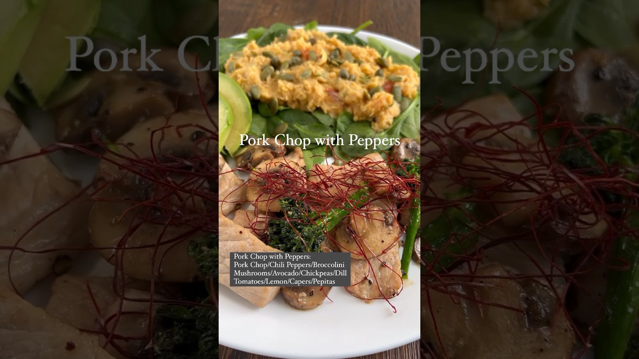Pork Chop with Peppers #porkchoprecipes #healthydinnerrecipe #chilipeppers