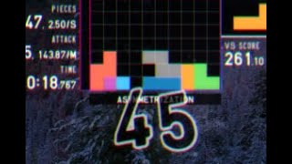 INSANE tetrio spike pb (45 spike)