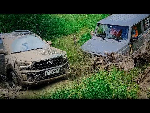 Кроссоверы Hyundai Creta, Renault Kaptur, Mazda CX5 против внедорожников Pajero, Jimny, Haval и УАЗ
