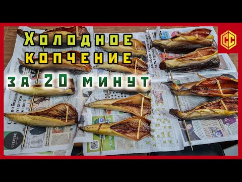 Холодное копчение рыбы за 20 минут | Дымогенератор для холодного копчения