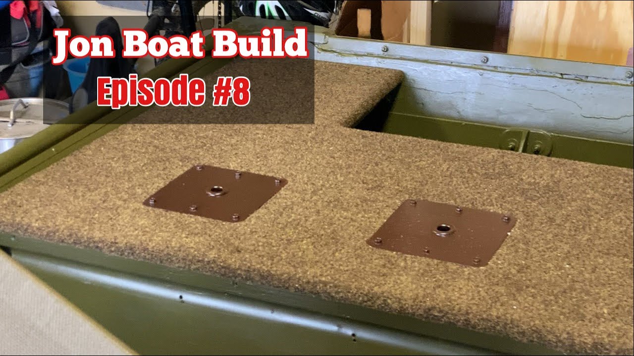 Rear Deck Install, Seats, Trolling Motor Jon Boat Build YouTube