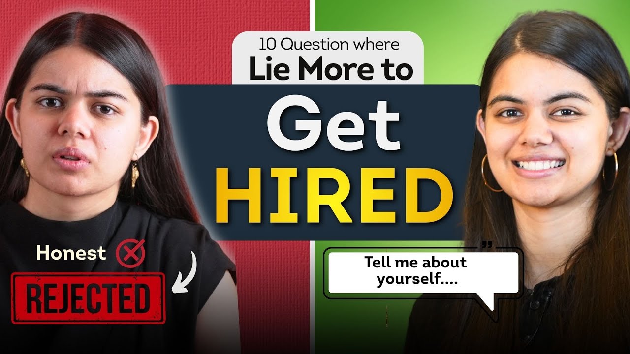 Do this to Get Hired in a Placement Interview | Honesty NOT best policy for these 10 Questions.