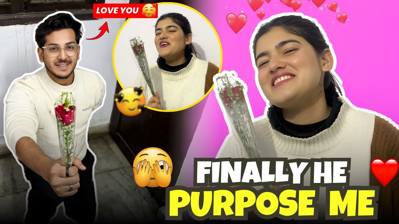 Finally I Proposed Her😍|| She Said Yes,No😱