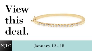 Deal of the Week: Yellow Gold Diamond Bangle Bracelet