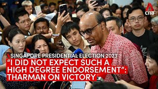 Tharman surprised by margin of victory in Singapore Presidential Election