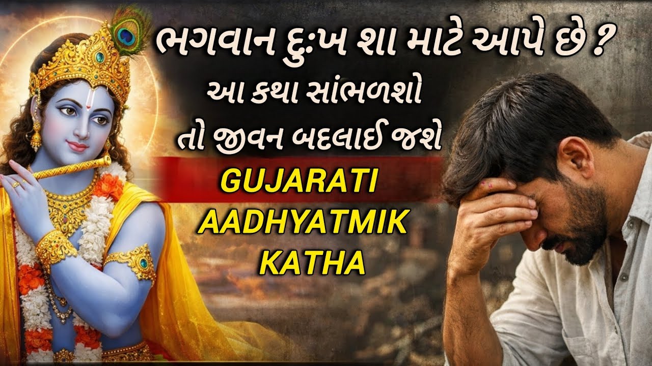 ભગવાન દુઃખ શા માટે આપે છે? | આ કથા સાંભળશો તો જીવન બદલાઈ જશે | Gujarati aadhtyatmit katha