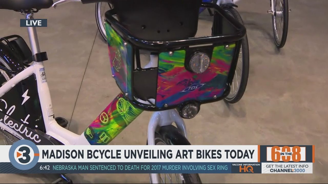 In the 608 Madison BCycle unveiling new 'art bikes' YouTube