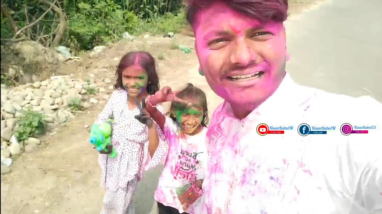 || Ham Sab Gaumay Ana K Manabae Chi Holi || Holi Special Mini Blog 2080 || Gau K Holi ||
