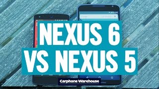 Nexus 6 vs Nexus 5
