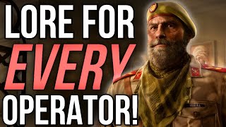 1 Lore Fact for EVERY Operator in Rainbow Six Siege