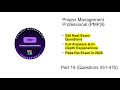 PMP Exam Prep 2025 | Real Exam Questions & Answers | Part 19 (Questions 451-475)