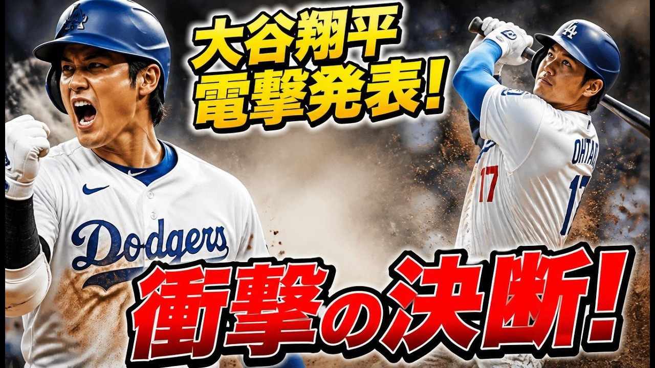 大谷翔平】異次元の伝説誕生！！！オールスターMVP獲得＆3打席連続