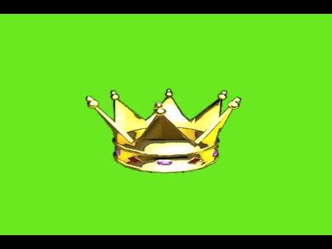 Фото короны на зеленом фоне Crown with green background - YouTube