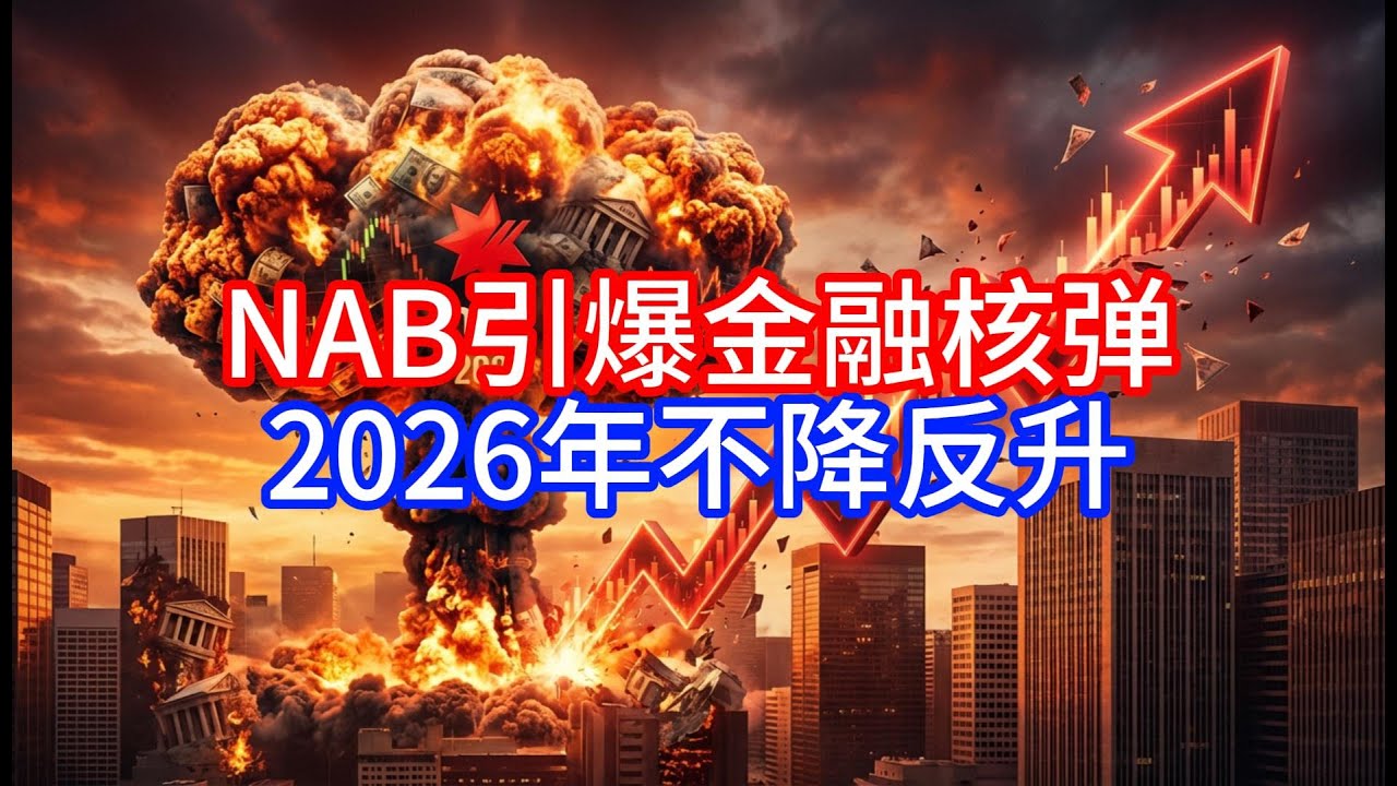 【Boss说澳洲】NAB引爆金融核弹：2026年不降反升