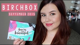 Birchbox Canada Unboxing ♡ September 2015