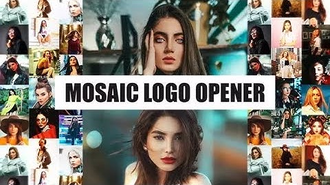Mosaic Logo Opener I Fast Dynamic Intro After Effects Template | Copied content Templates