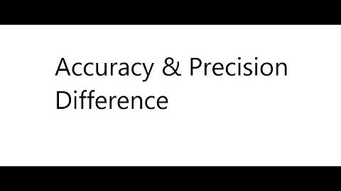 Accuracy & Precision // Accuracy vs Precision