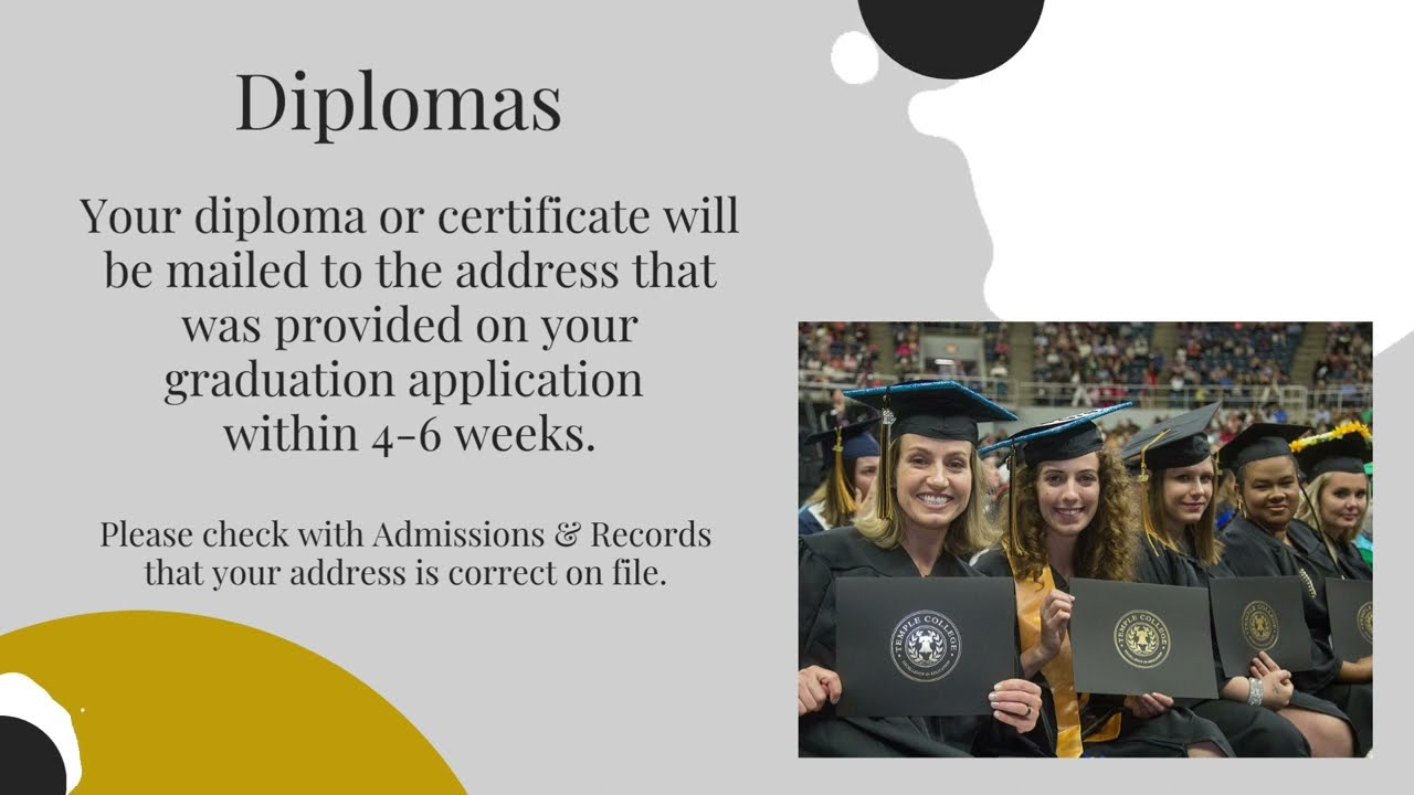 Temple College Graduation Orientation