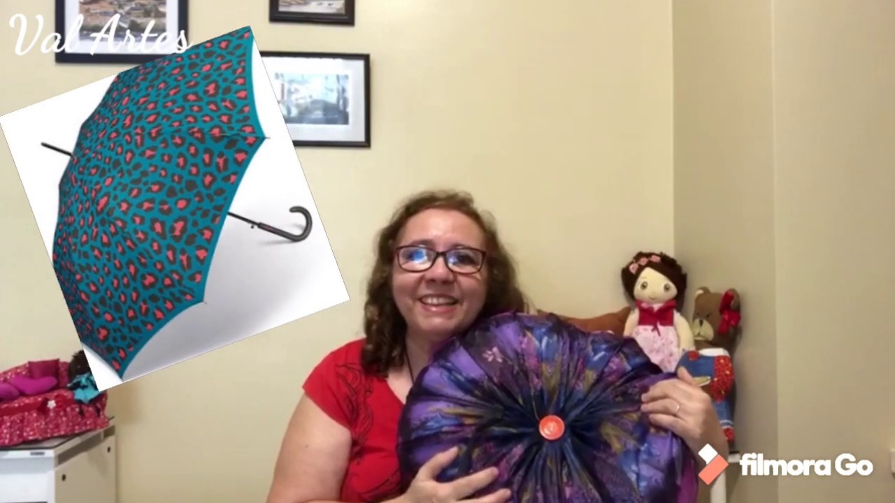 Almofada de guarda-chuva - ideia maravilhosa!