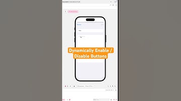 Dynamically Enable / Disable Buttons #iosdevelopment #swiftui #shorts