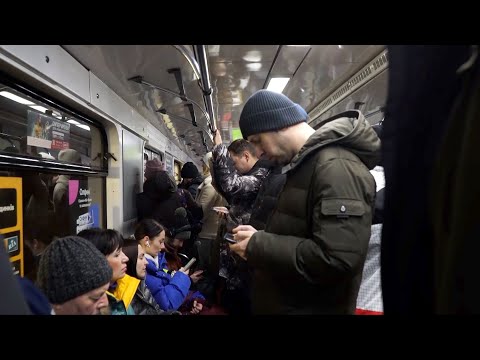 Amid power shortages, kyiv subway becomes shelter for civilians