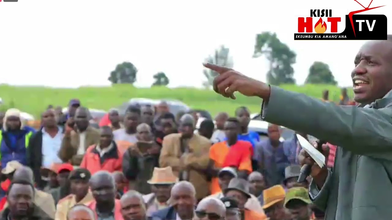 'Nitalipa ksh 100,000 mkichoma mwizi.'H.E Simba Arati shocks Kisii and Transmara people