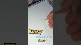 Easy method to draw nose #art #drawing #drawingtutorial #youtube  #theartbeauty_24
