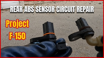 PROJECT F-150: Rear Center ABS Wheel Speed Sensor Replacement and Wire Repair