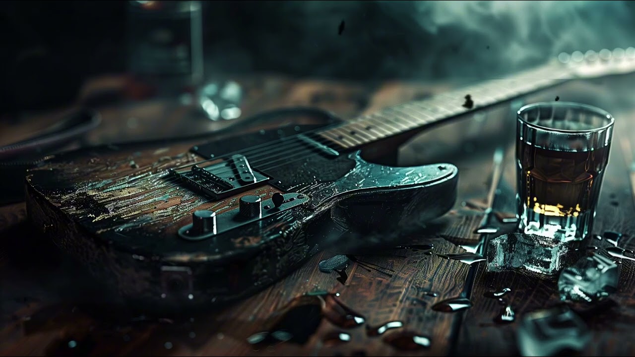 Whiskey Bar Outlaw Blues 🎸 1 Hour of Smoky Blues Guitar | Late Night Bar Instrumental